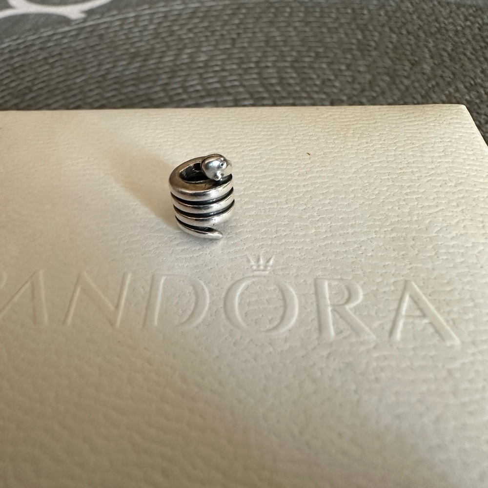 Pandora Retired Snake Charm - image 1